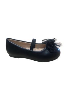Bailarina infantil color Negro con Moña mod. 230-162M Negro