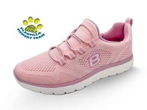 7-9801 A18 Rosa Deportiva Slip-On Mujer