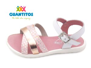 sandalia piel blanco
