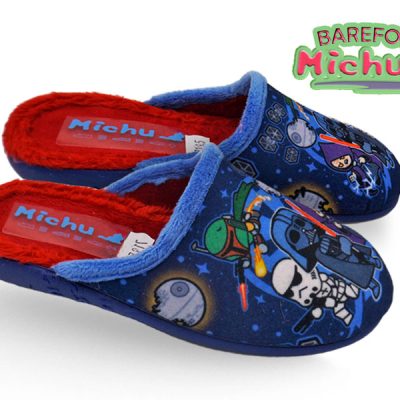 zapatilla de casa abierta