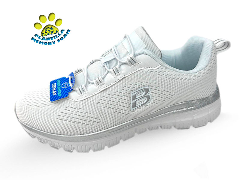 zapatilla con elásticos