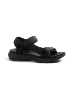 7-S1755 A Negro Sandalia Ligera Goma Eva