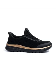 Zapatillas Free-In Mujer Negro/Oro