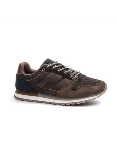 Sneakers Marrón Hombre Casual de Piel