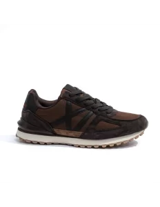 Sneakers Marrón Hombre Casual de Piel