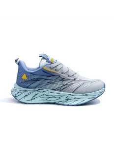 Deportivas Running Design Mujer Celeste