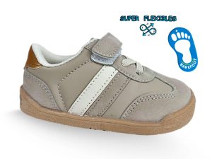 Deportiva infantil Barefoot color Beige mod. 1-K891 B