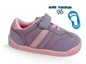 Deportiva infantil Barefoot color Lila mod. 1-K891 E