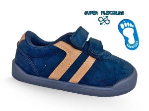 Deportiva infantil Barefoot color Marino mod. 1-K894 A