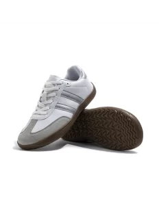 Zapatilla Barefoot de mujer Blanco/Plata
