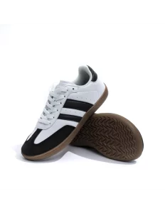 Zapatilla Barefoot de mujer Blanco/Marrón