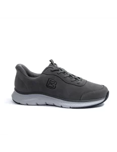 Zapatillas Free-In para hombre Nobuk Gris