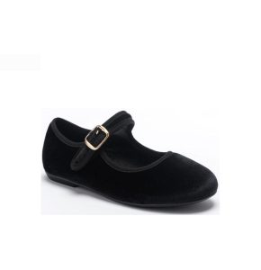 Mercedita de terciopelo negro